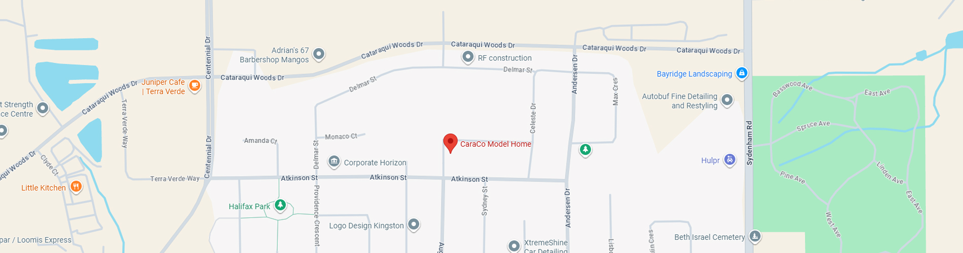 A map of Trails Edge.