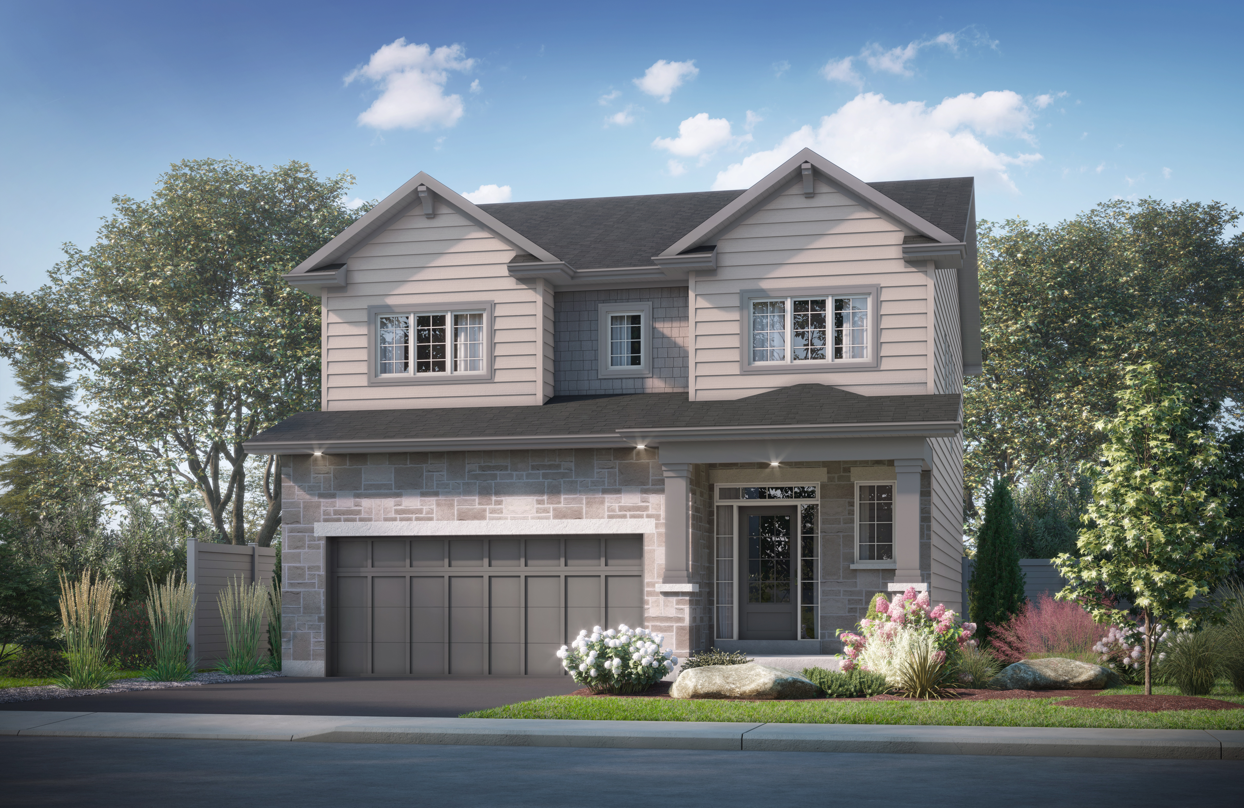 The Lakehurst - Elevation B