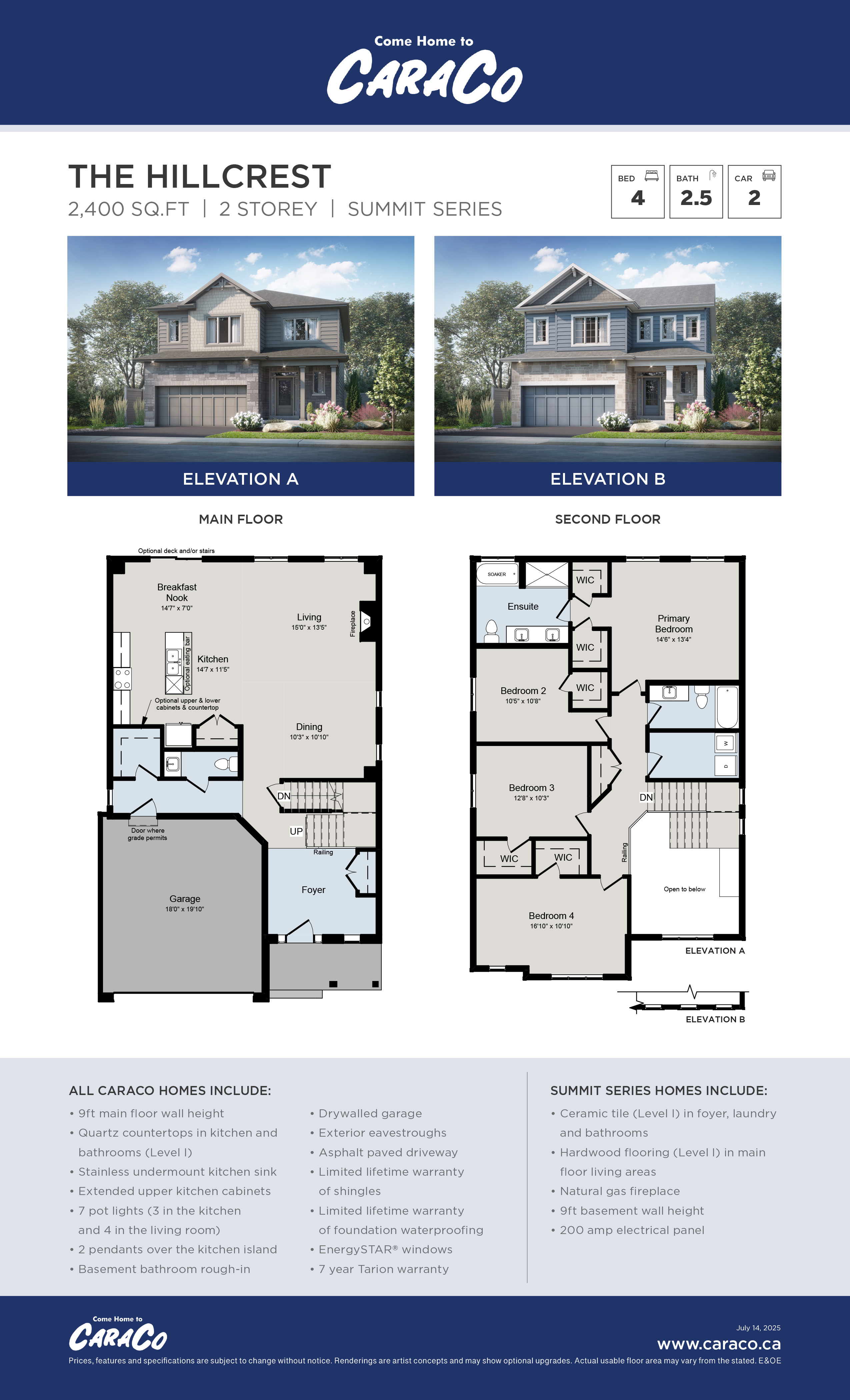 The Hillcrest Brochure