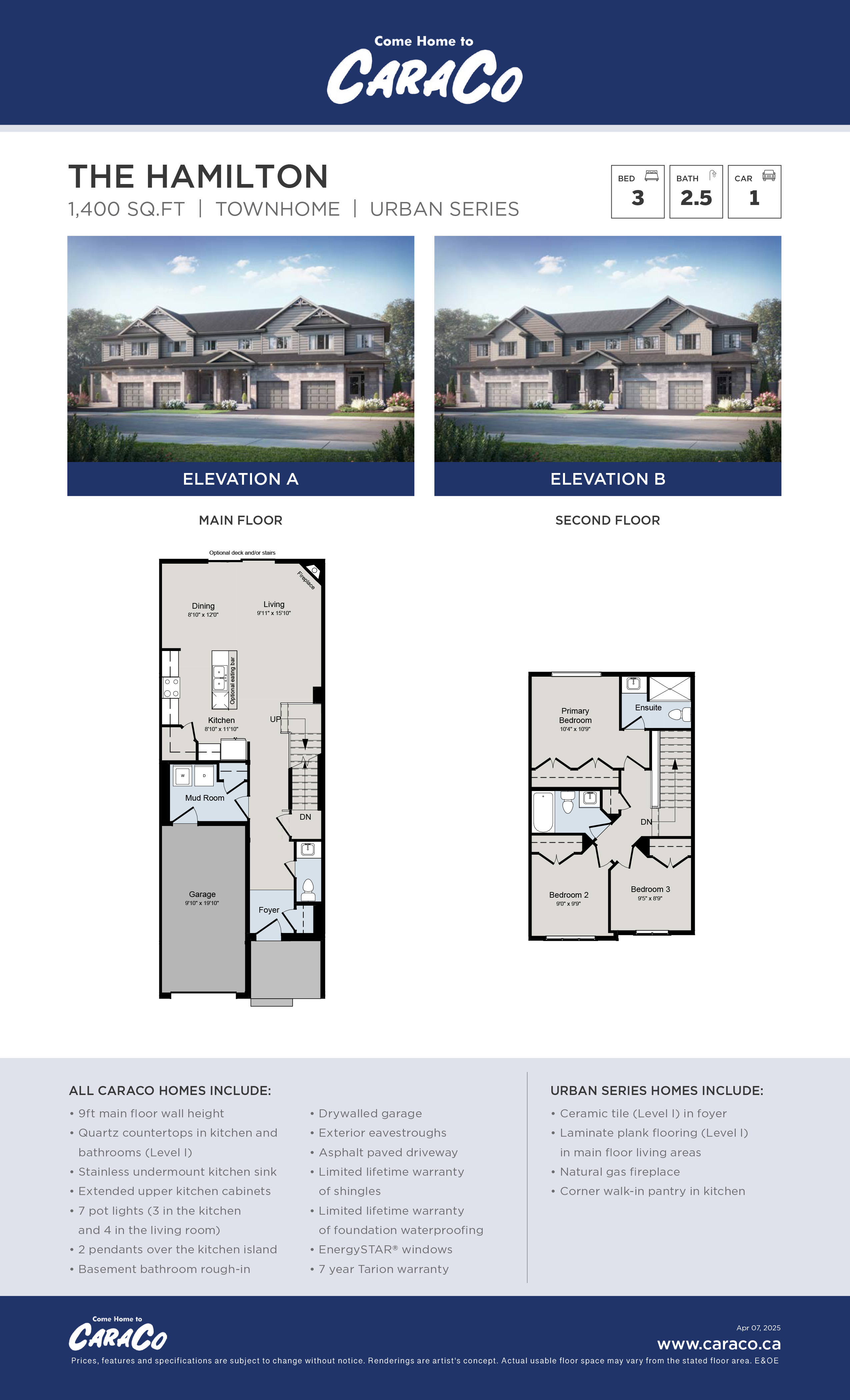 The Hamilton Brochure