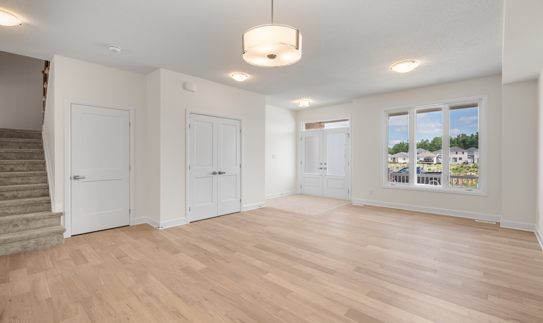 Open concept dining room