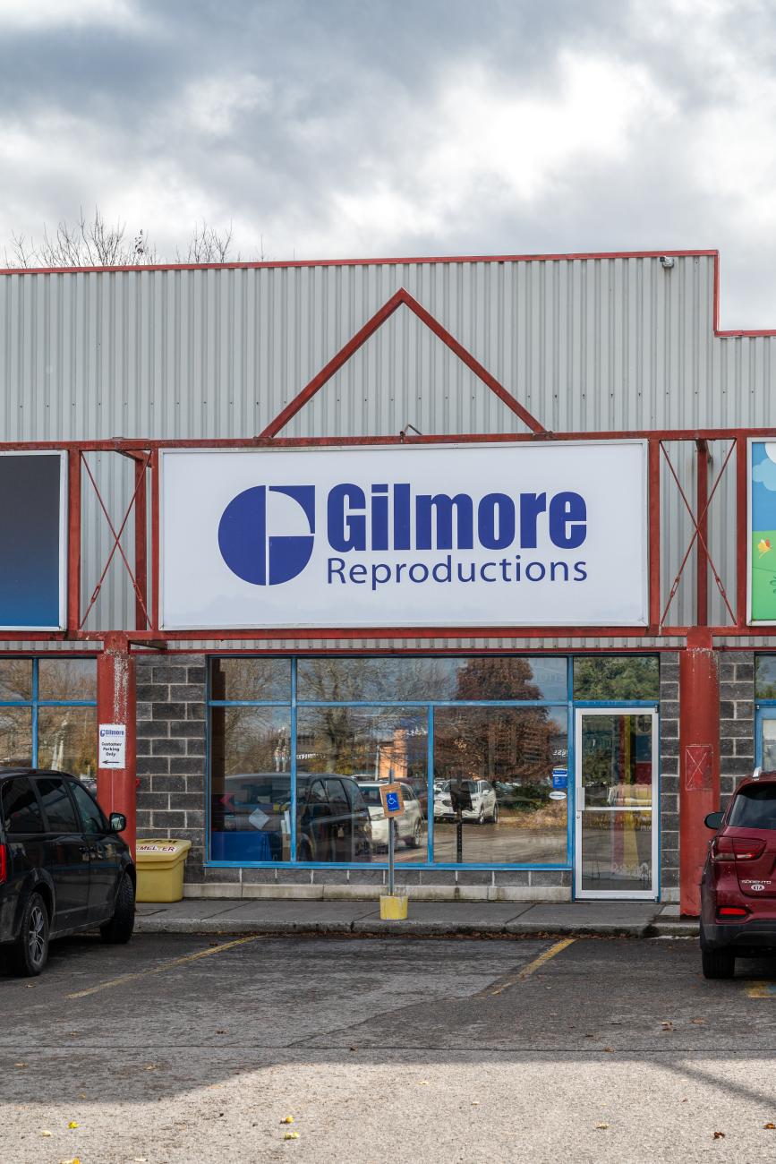 Gilmore Reproductions is a trusted local print shop, known for high-quality printing and personalized service for all your projects.